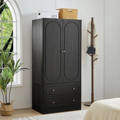 Fluted Freestanding Armoire