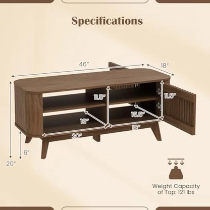 Mid-Century Coffee Table with Storage