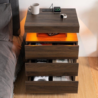 Nightstand with Wireless Charging