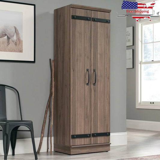 2-Door Barn Door Storage Cabinet