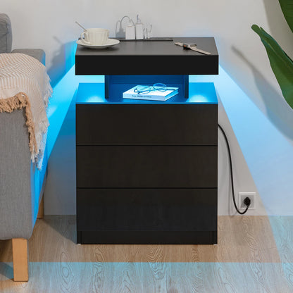 Nightstand with Wireless Charging