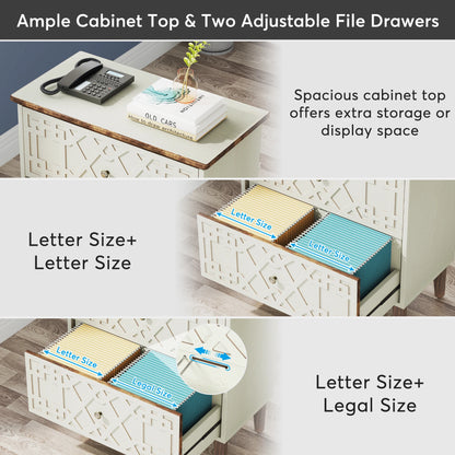 2 Drawer File Cabinet