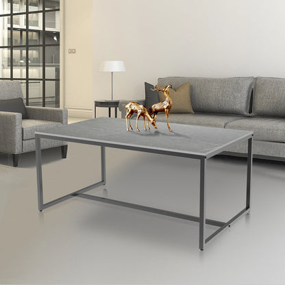 Marble & Metal Coffee Table