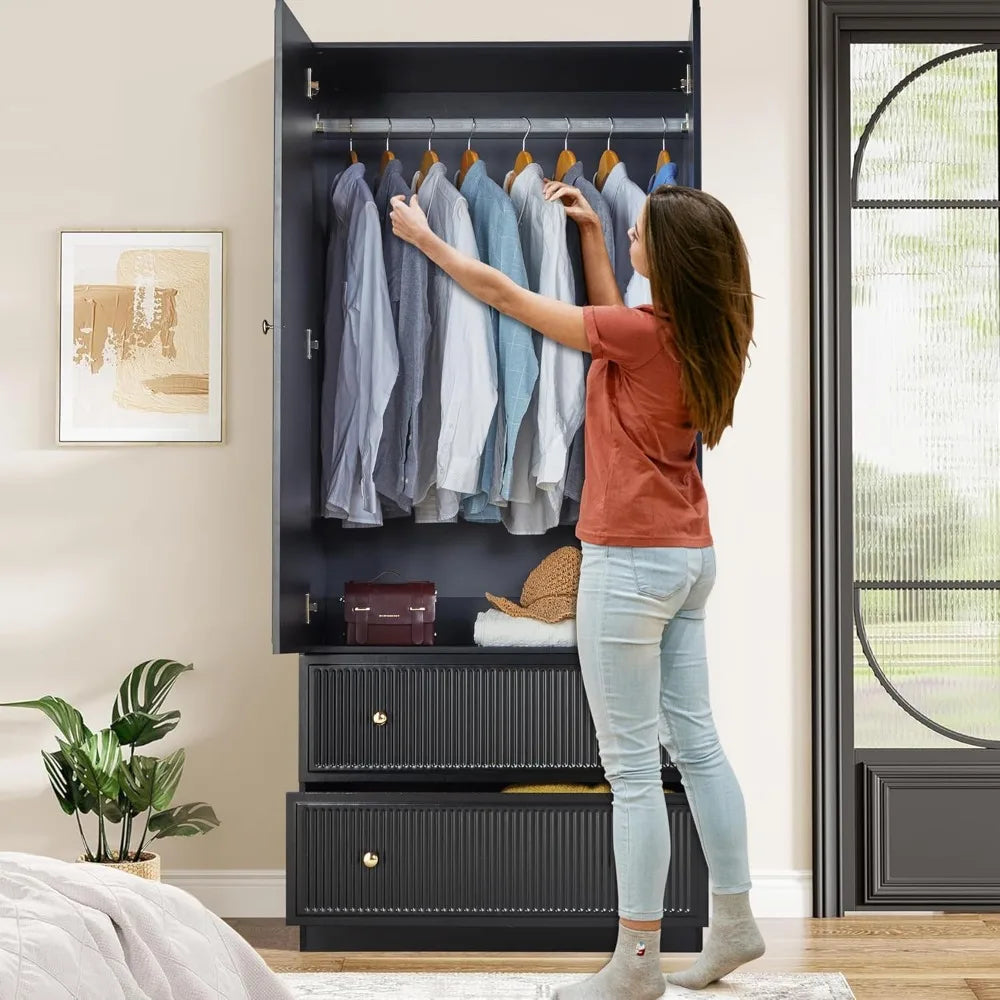 Black Armoire Wardrobe