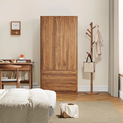 Fluted Freestanding Armoire