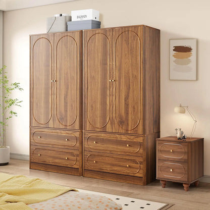 Fluted Freestanding Armoire