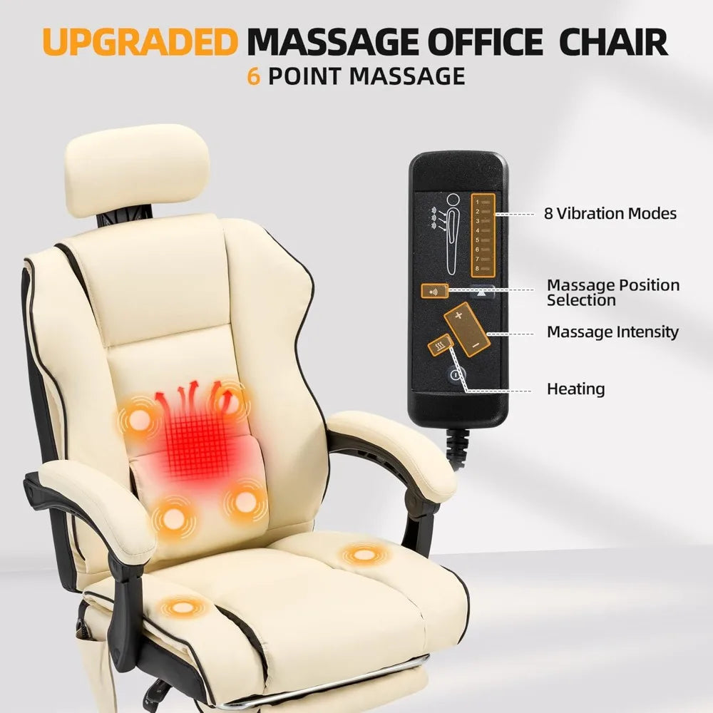 6-Point Massage Office Chair
