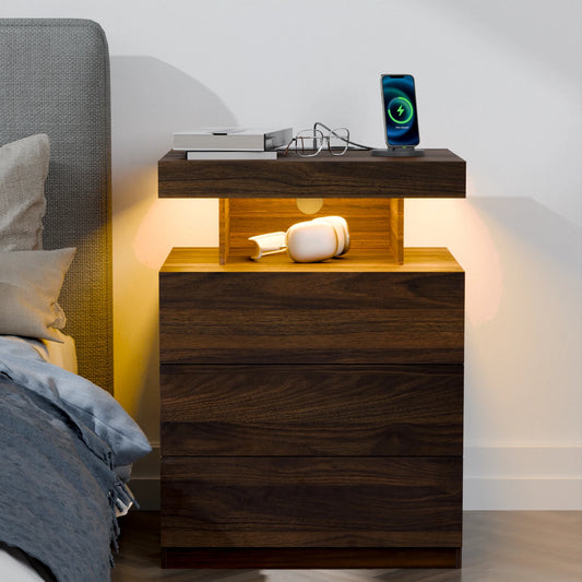 Nightstand with Wireless Charging