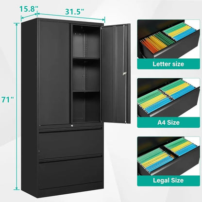 Locking Steel Storage Cabinet