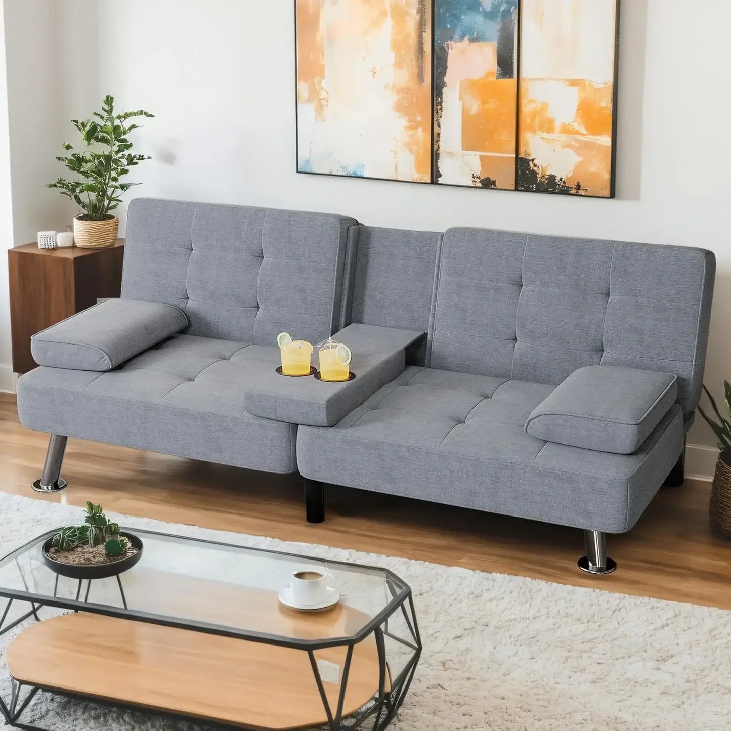 Convertible Futon Sofa Bed