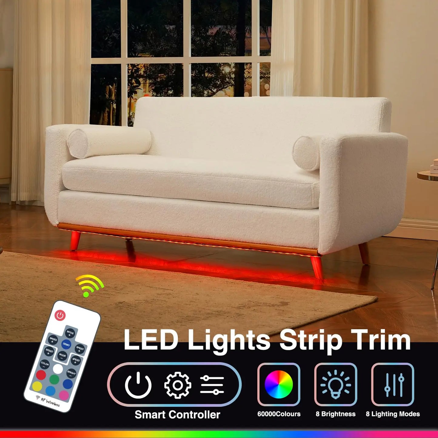 YIL&GA Loveseat with LED & USB