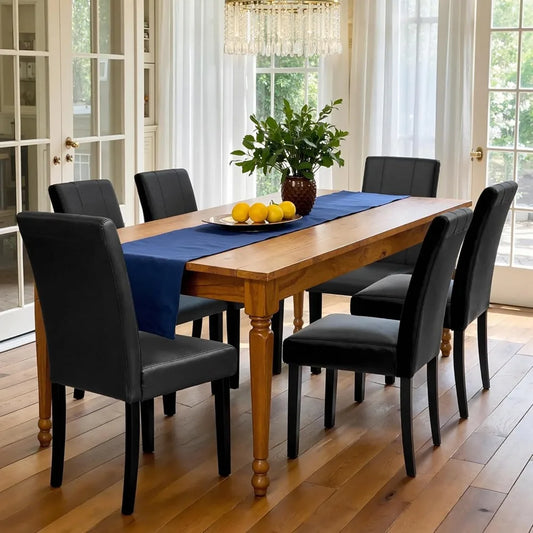 Leather Dining Chairs (Set of 6)