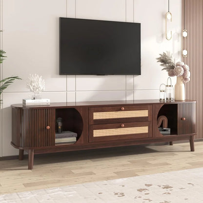 Modern Fluted TV Stand