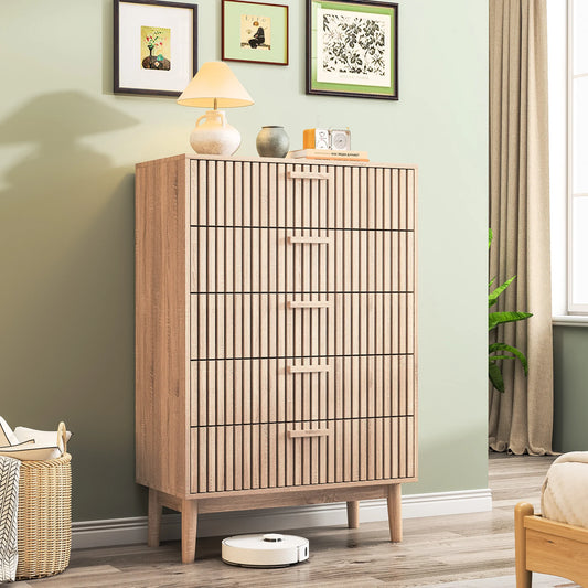 5 Drawers Wooden Chest of Drawers