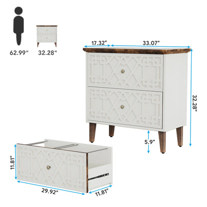 2 Drawer File Cabinet