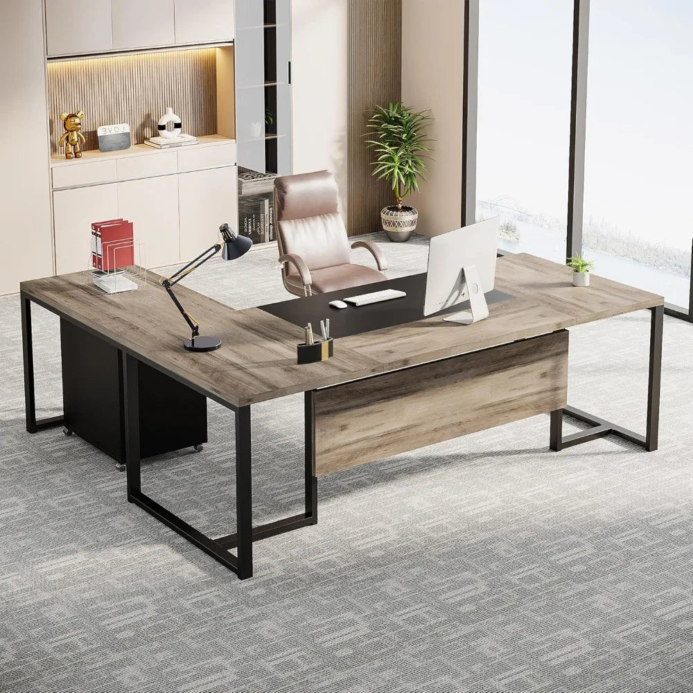 L-Shaped Executive Desk