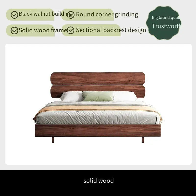 Modern Wood Loft King Bed