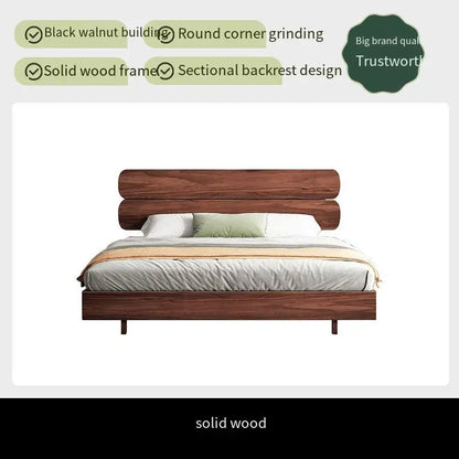 Modern Wood Loft King Bed