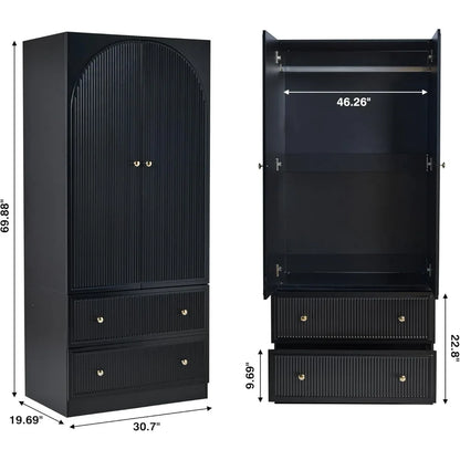 Black Armoire Wardrobe